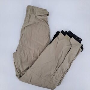 Columbia Vertex Ski Pants Mens S Nylon Tan Solid Adjustable Waist SM8166